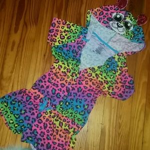 Justice sleepwear Romper with sequins hoodie